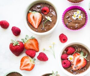 Delicious guilt free chocolate mousse by Wellbeing and Nutrition