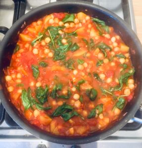 Peach and Chickpea Curry Recipe by Vanessa May