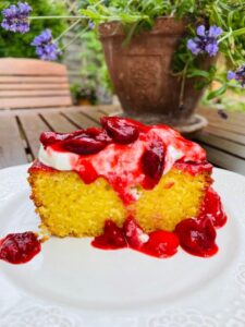 Easy summer berry and lemon cake by Vanessa May